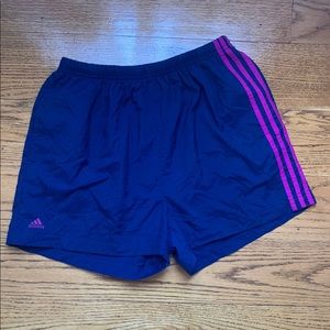 Adidas Navy Track Shorts